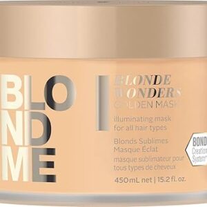 BLONDME All Blondes Golden Mask 450ml - Builds New Bonds - Increases Shine and Brightens Hair