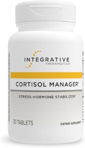 Integrative Therapeutics - Cortisol Manager - Supplement with Ashwagandha and L-Theanine - Supports Relaxation & Calm* - 30 Tablets