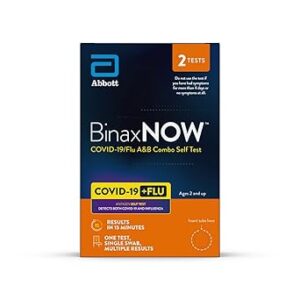 BinaxNOW COVID-19/Flu A&B Combo Self Test, 2 Count