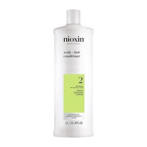 Nioxin System 2 Scalp + Hair Thickening Conditioner for Natural Hair with Progressed Thinning | Boost Hair Density with Niacinamide & Biotin | Refreshed Scalp with Healthy Shine