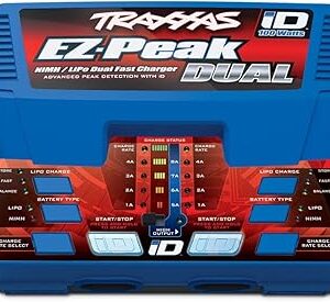 Traxxas EZ-Peak Plus 100 Watt NIMH/Lipo Dual Charger with Id System