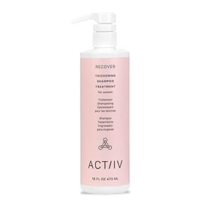 ACTIIV Recover Thickening Shampoo Treatment For Women | Supports the Appearance of Fuller, Healthier-Looking Hair, Supports Scalp Health, Plant-Based, Color-Safe, Vegan, All Hair Types