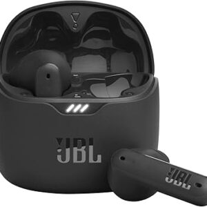 JBL Tune Flex - True Wireless Noise Cancelling Earbuds (Black), Small
