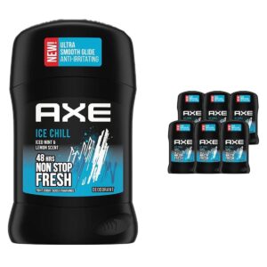 AXE Stick Ice Chill Deodorant for Men, 48h Non-Stop Fresh, Refreshing Scent of Ice Mint and Lemon (6 x 50 ml)