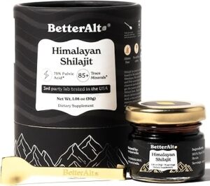 Pure Himalayan Shilajit Resin | High Potency for Men & Women | 75 Servings for Stamina and Muscle Building, 85+ Trace Minerals, 75% Fulvic Acid, with Lab Test Report, 400mg
