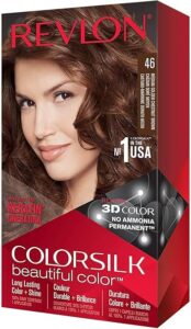 Revlon Colorsilk Haircolor Medium Golden Chestnut Brown 46 - 1 Ea, 2 Pack
