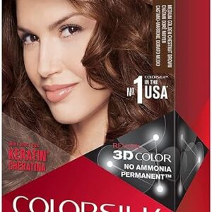 Revlon Colorsilk Haircolor Medium Golden Chestnut Brown 46 - 1 Ea, 2 Pack