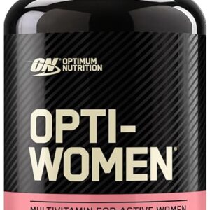 Optimum Nutrition Opti-Women Daily Multivitamin for Women, Immune Support Supplement With Iron, 30 Day Supply, 60 Count, (Packaging May Vary)