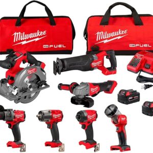 MILWAUKEE 3697-27/ M18 FUEL 7-TOOL COMBO KIT