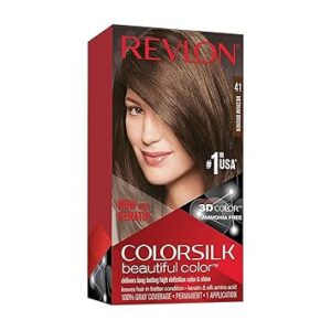 Revlon ColorSilk Beautiful Color 41 Medium Brown 1 ea (Pack of 8)