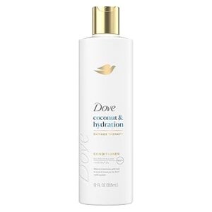 Dove Conditioner Coconut & Hydration for Dry Hair with Bio-Protein Care Technology and Coconut Oil 12 Fl Oz