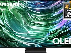 Samsung 65-Inch Class OLED 4K S90D Series HDR+ Smart TV w/Dolby Atmos, Object Tracking Sound Lite, Motion Xcelerator, Real Depth Enhancer, 4K AI Upscaling, Alexa Built-in (QN65S90D, 2024 Model)