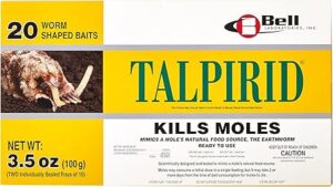 Bell Laboratories Talpirid 7150 Mole Bait Worms, 20 Count
