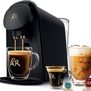 L'OR Barista System Coffee and Espresso Machine Combo by Philips, Matte Black